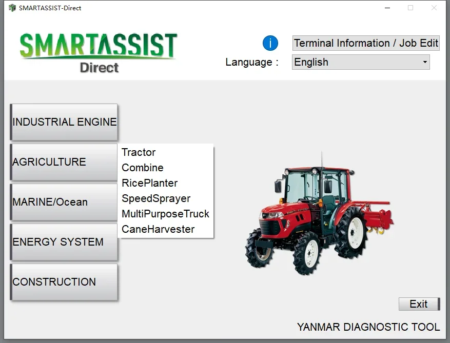 HKNA YANMAR SMARTASSIST Diagnostic  software