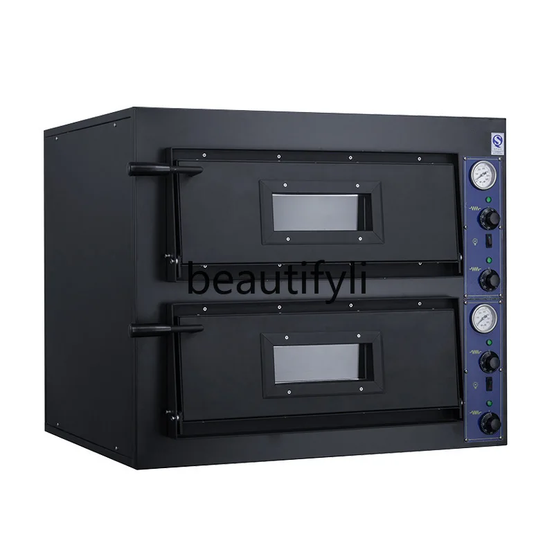 

Commercial Food Baking Equipment Large Single and Double Layer Electric Pizza Oven