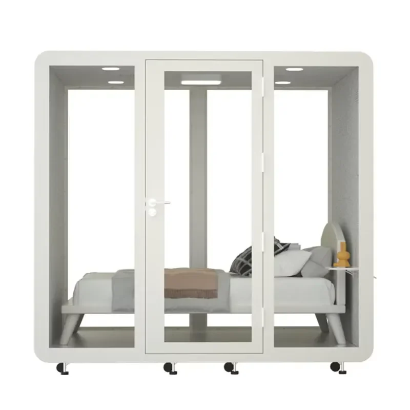2026 Custom Sized Modern Acoustic Pods for Home Office Hotel Noise-Proofing Room Sound Insulation Storage Feature for Outdoor