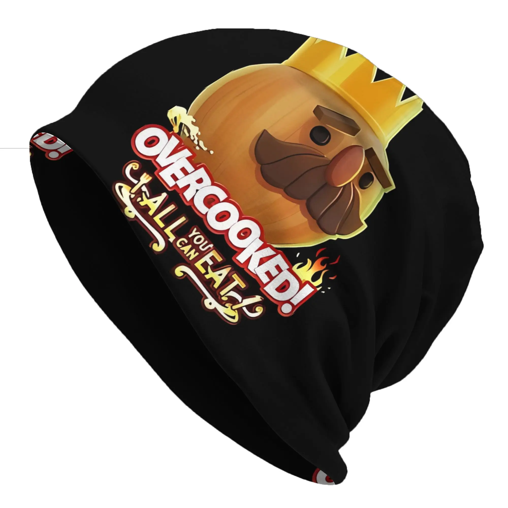 Bonnet Hats Overcooked Real Life Men Women's Thin Hat All You Can Eat Logo Retro Cap Design Skullies Beanies Caps