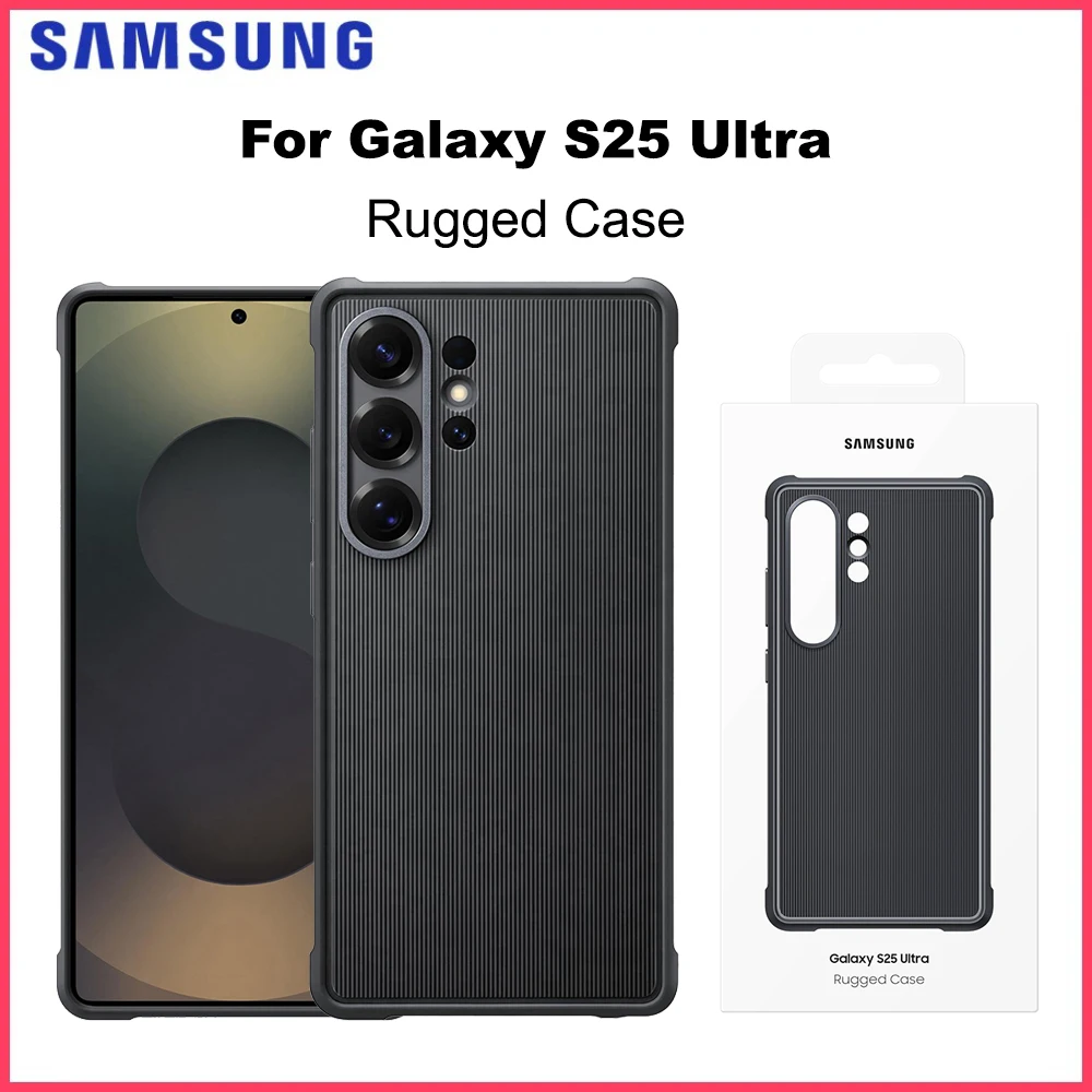 

Original Samsung Galaxy S25 Ultra Rugged Case EF-RS938 Robust Rugged Phone case for Galaxy S25Ultra Black