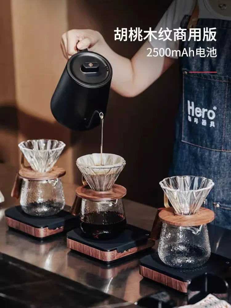 HERO Coffee Electronic Scales 2.0 Pour Coffee Electronic Drip Coffees Scale With Timer 2kg/0.1g LED Smart Kitchen Scale