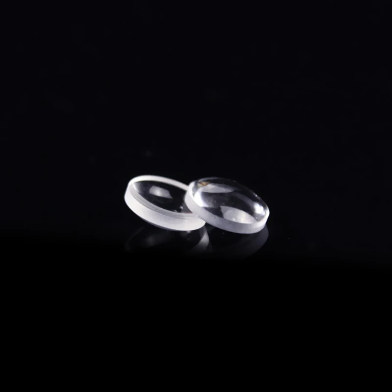 عدسة كروية من الزجاج البصري Planoconvex 50 مللي متر 63 مللي متر قطر BK7 K9 أداة تجريبية عالية الجودة