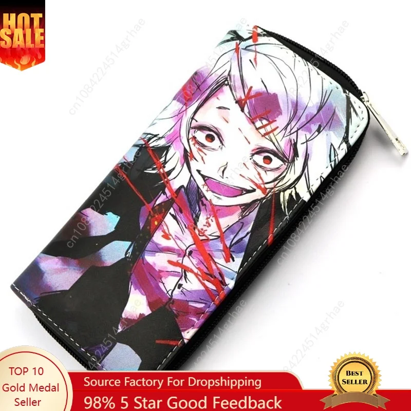 Tokyo Ghoul Kaneki Ken Long Zipper Wallets
