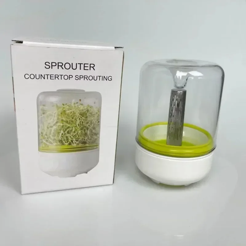 Countertop Sprouter Sprouts Growing Kit Reusable Household Kitchen Bean Plants Sprouting System Seeds Container Supplies