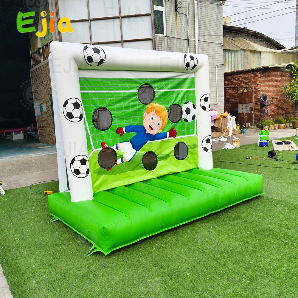 

Giant Carnival Outdoor Sport Inflatable Soccer Target Football Goal Shootout Goal Unisex for Adult Kids Playground Use Backyard