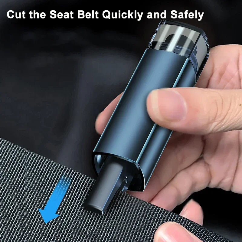 Hope Hammer 2-in-1 Compact Car Emergency Hammer Window Breaker Seat Belt Cutter Car Safety Accessories Survival Rescue Tool