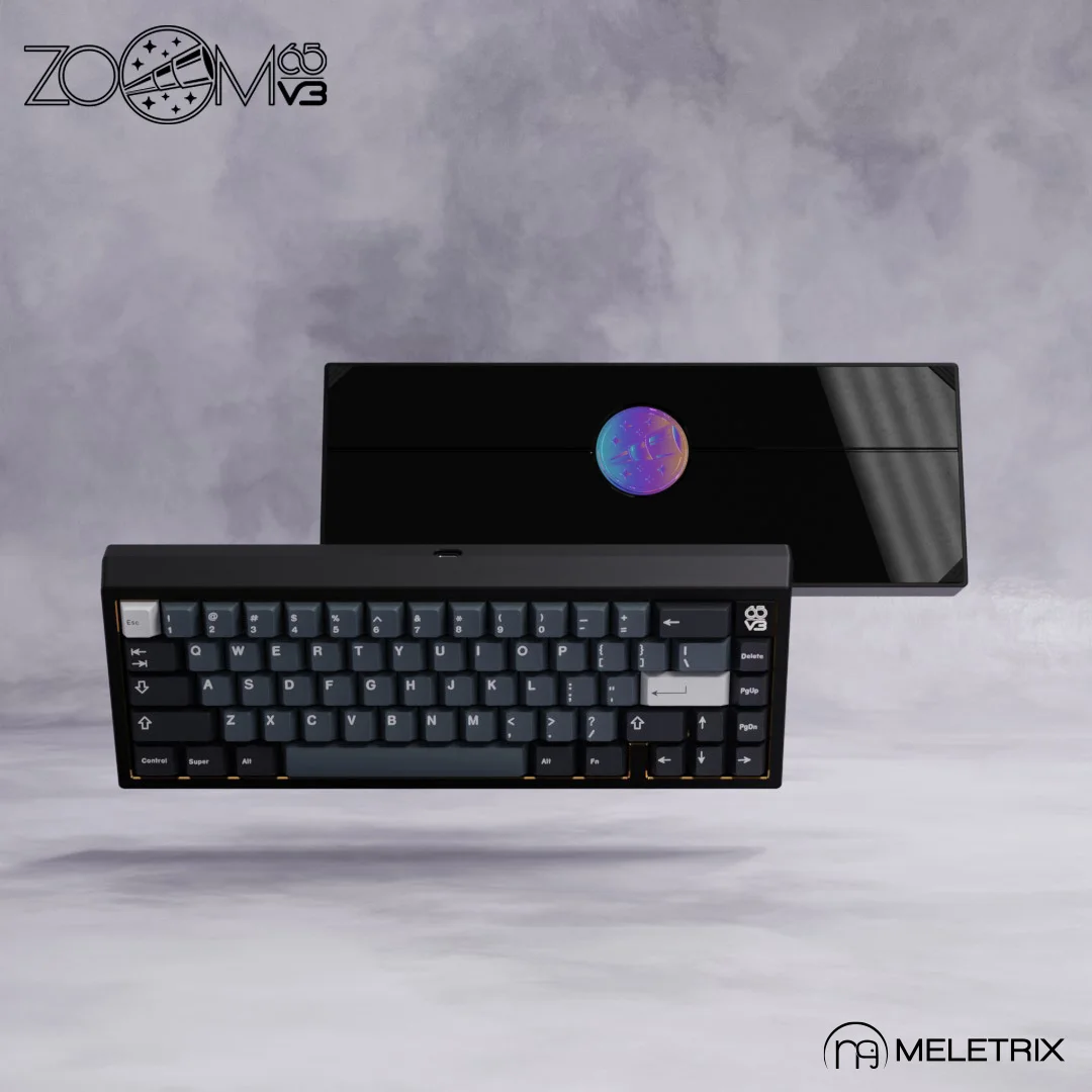 Z00M65 V3 Essential Edition [3mode Slotting FR4 Screen Version Without Tail Light] 「Meletrix」ZOOM 65V3 Customized Keyboard Kit