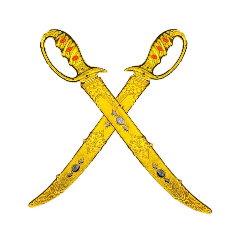 57cm/22.44인치 플라스틱 장군의 칼 (칼집 포함) 모델 소품 수집품 코스프레 용품 남자친구 선물 야외 스포츠 장난감