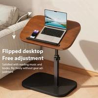Multifunctional Lift Workstation For Small Space Computer Desk Foldable Bedside Table Adjustable Laptop Home Office Tea Table