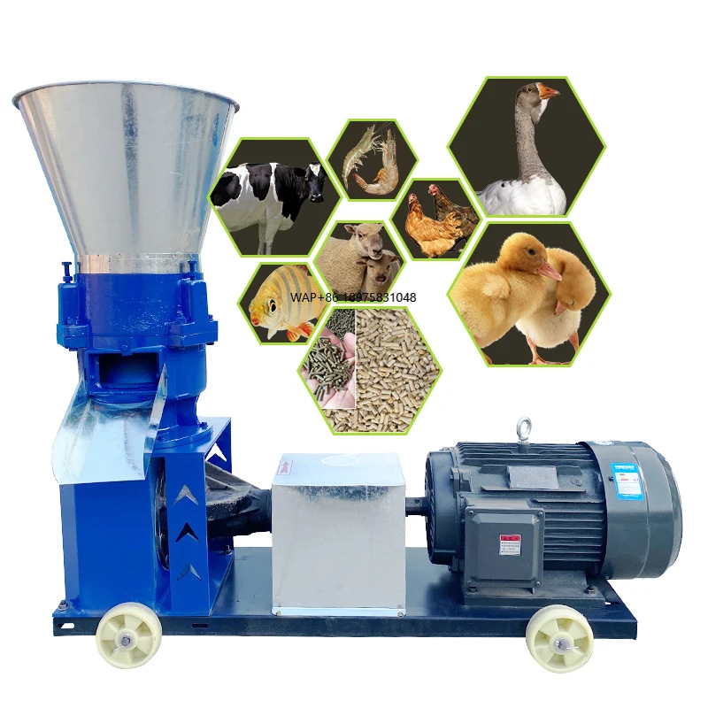 Rabbit Cow Horse Poultry Feed Pellet Making Machine Livestock Feed Pellet Making for Sale