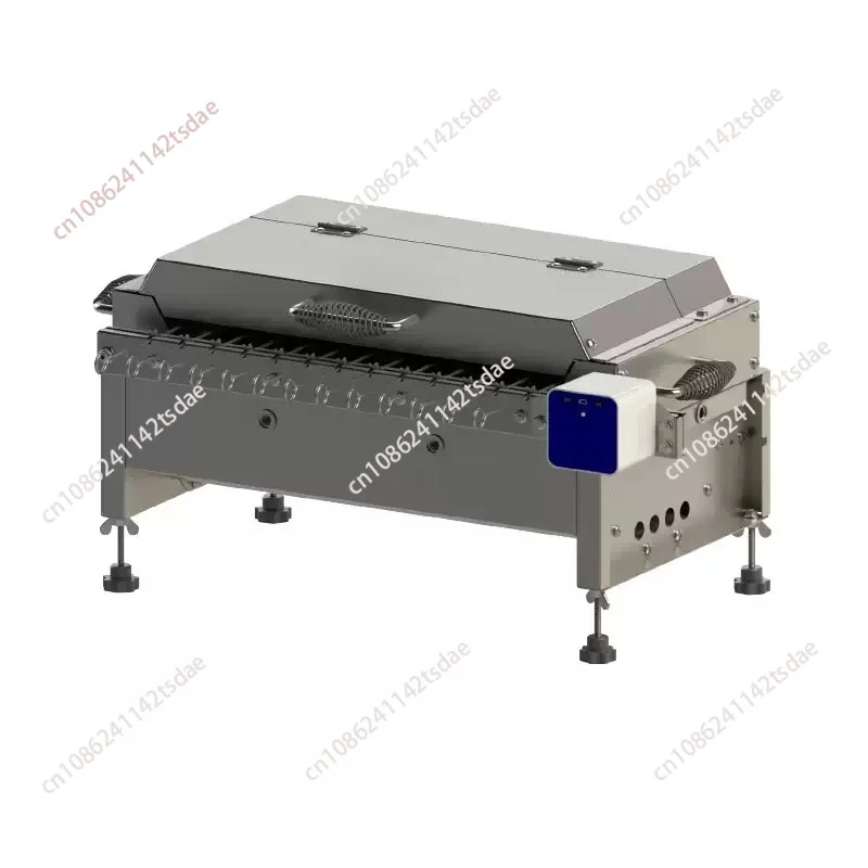 For Automatic Flip Charcoal BBQ Grill Household Bamboo Stick Rotisserie for Grilled Gluten Lamb Skewers Sausage