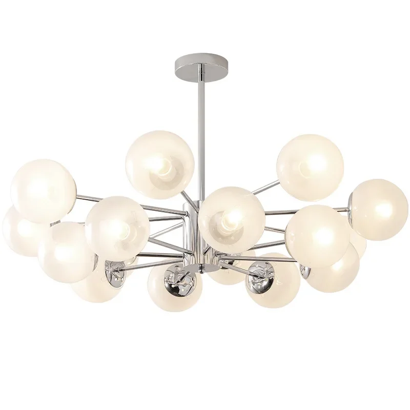 

Full spectrum Bauhaus chandelier Nordic magic bean intelligent anti-blue molecule medieval living room