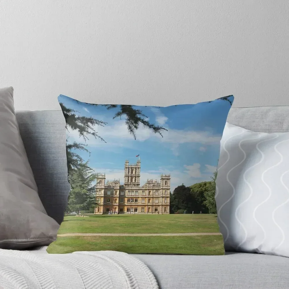 Highclere Castle a.k.a. Downton Abbey Throw Pillow christmas cushions covers Cushions For Children covers for pillows pillow