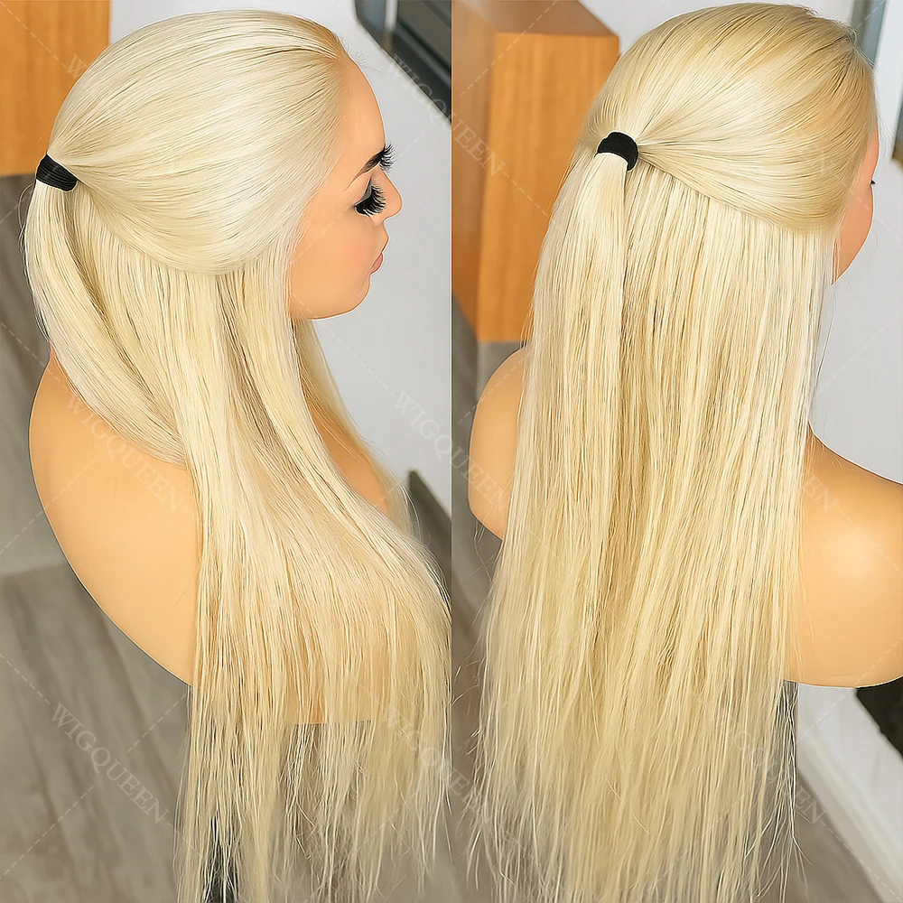 

30 Inch 613 Blonde Bone Straight Human Hair Wigs 13x4 Hd Lace Wig Human Hair 4X4 Lace Frontal Human Hair Glueless Wigs For Women