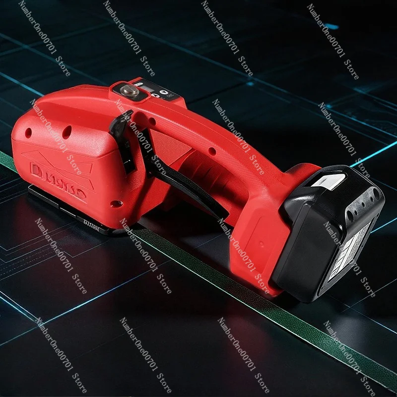 Handheld Automatic Strapping Tool, Battery Powered PET PP Strap Heat Seal Friction Weld Strapping Machine for Boxes