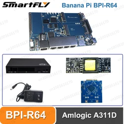 Banana Pi BPI-R64 Opensource Router MediaTek MT7622 Development Boards 1G DDR3 SDRAM BPI-MT7615 WIFI Module Support POE