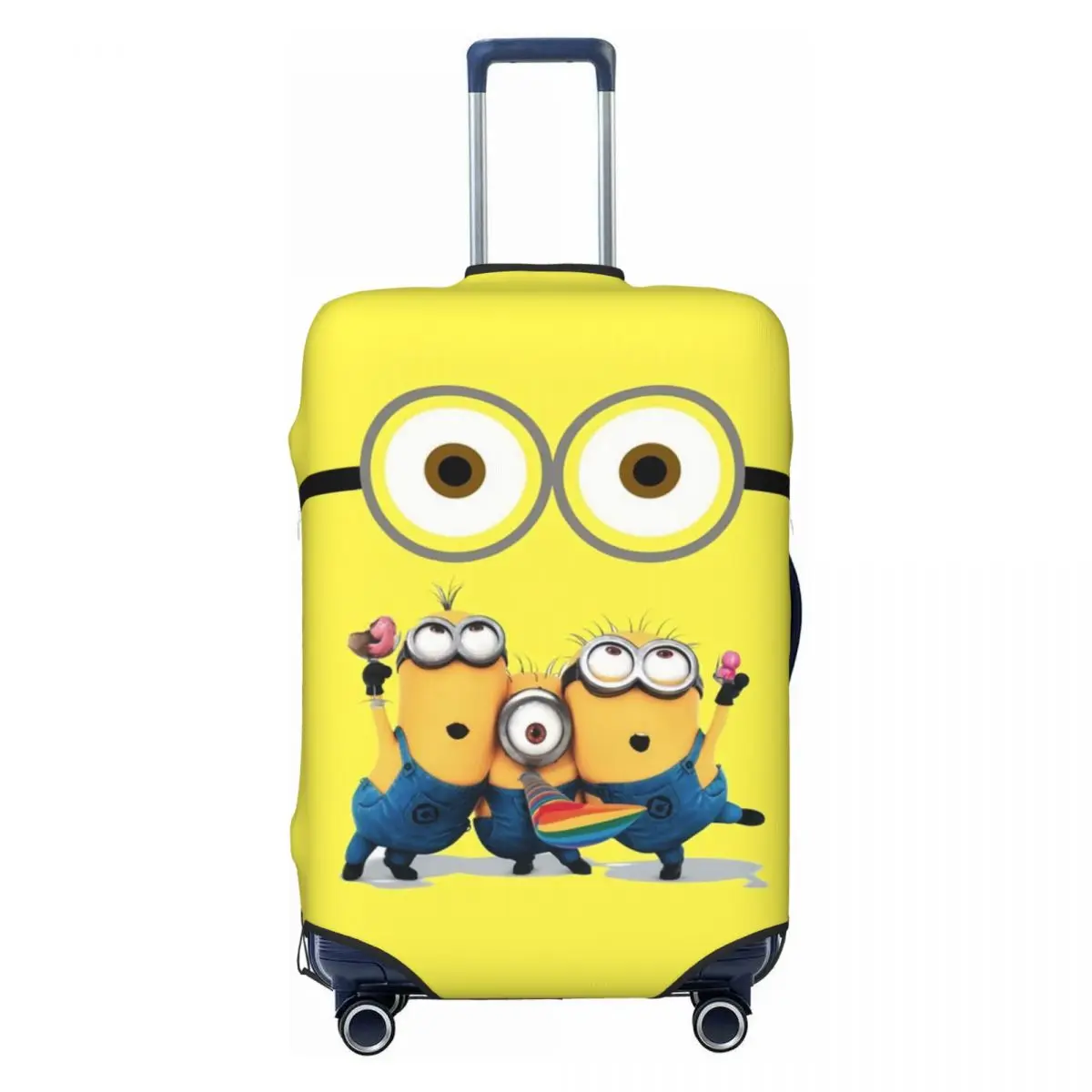 

Cute Minions Luggage Cover Elastic Cartoon Travel Suitcase Protective Covers Fits 18-32 Inch