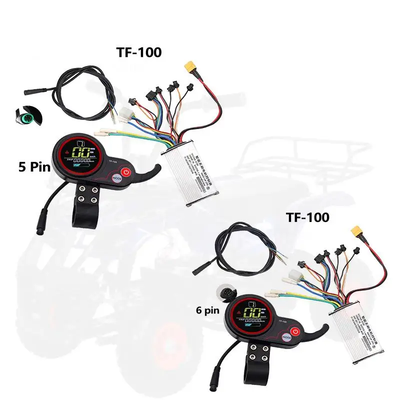 

For Kugoo Kukirin M4 /M4 Pro Electric scooter Part5Pin 6Pin48V 36 16A20A Controller And TF-100 Throttle Display