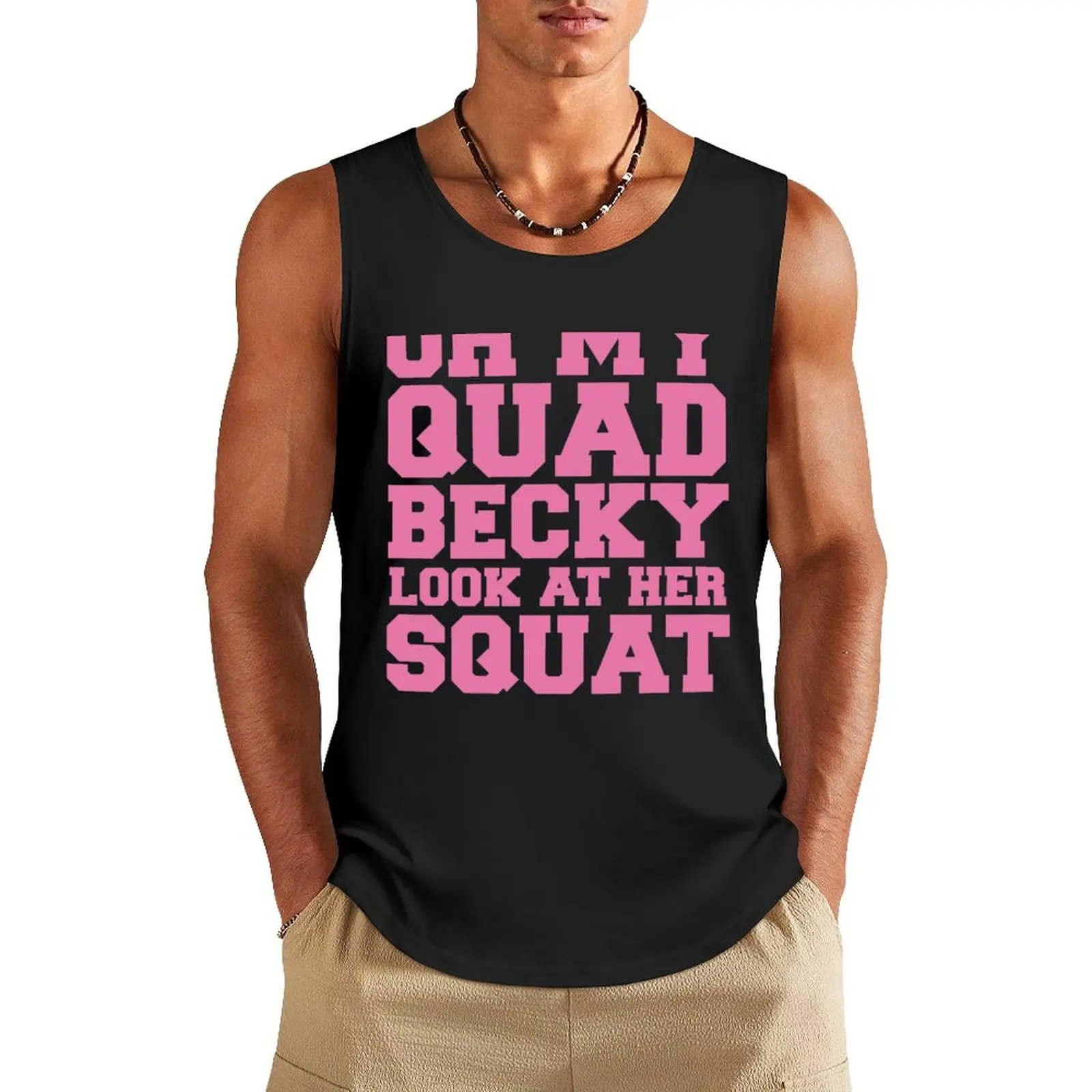 

Мужская футболка для фитнеса Oh My Quad Becky Look At Her Squat