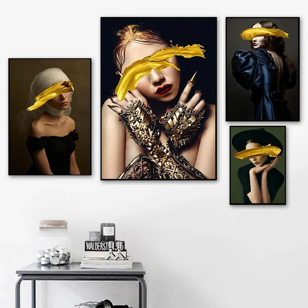 

Sexy and Fashionable Women Cover Canvas Painting Modern Character Posters and Prints Wall Art Picture for Living Room Home Decor