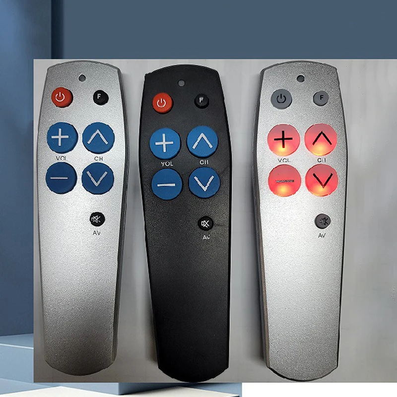 جهاز تحكم عن بعد للتعلم العالمي مع 7 أزرار كبيرة للتلفزيون، DVD، STB، DVB، Hifi TV BOX، Smart IR، قطعة واحدة