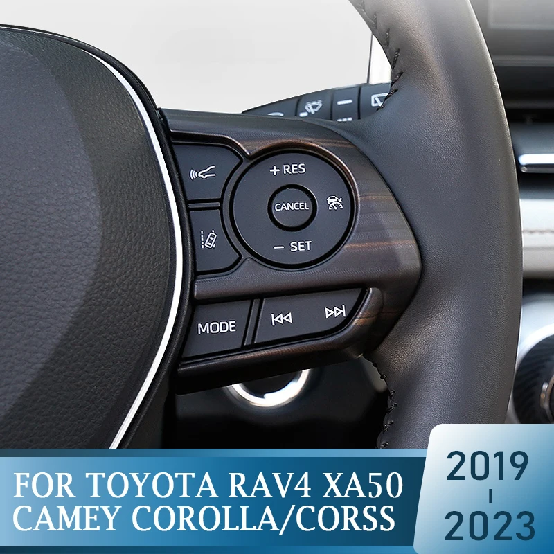 

Для Toyota RAV4 XA50 Corolla E210 Camry XV70 Cross 2019 2020 2021 2022 кнопки рулевого колеса автомобиля аксессуары