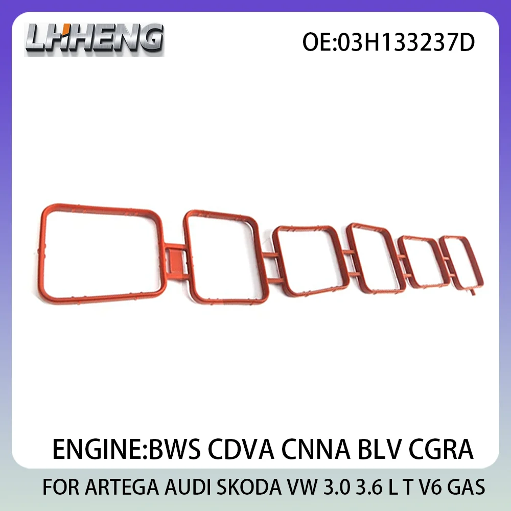 

Intake Manifold Gasket For ARTEGA GT AUDI Q7 SKODA SUPERB VW ATLAS CC PASSAT 3.0L 3.6L 3.0 3.6 L T GAS 05-19 BWS CGRA 03H133237D