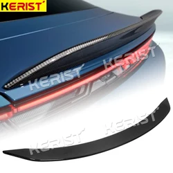 GT Style  spoiler carbon fiber For Porsche Taycan RWD 4S Turbo S rear lip / trunk 2019-up
