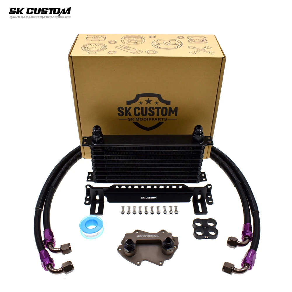 Para mini 1.5t 2.0t jcw b38 b48 kit refrigerador de óleo do motor f54 facelift/f55/f56/f57/f60 clubman countryman cooper s um/oem 11428649177