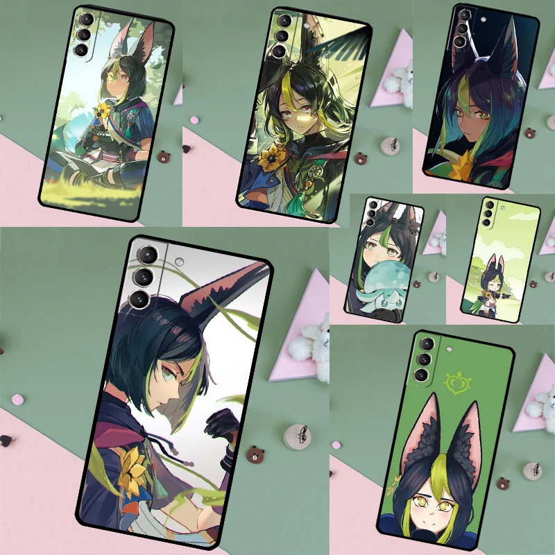 Genshin Impact Tighnari Case For Samsung Galaxy S26 Ultra S25 S24 S22 S21 S23 Ultra Plus S10 S20 S25 FE Phone Cover