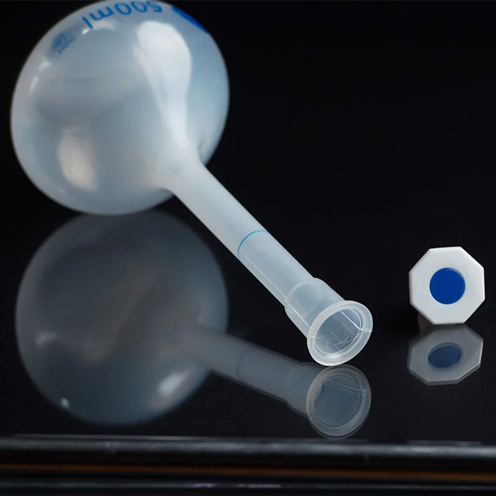 2pcs 100Ml Capacity Bottle Volumetric Flask Premium Plastic Liquid Container For Toner Laboratory Home Use Empty Dispenser