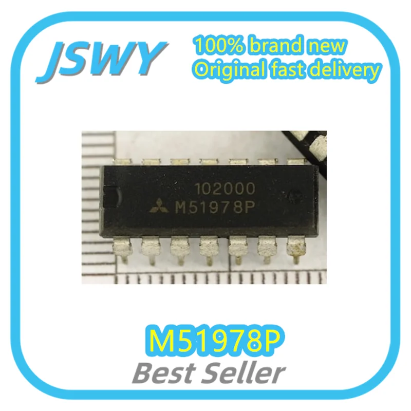 

(5/50pcs) M51978P M51978 DIP14 Integrated Circuit IC Brand New Genuine Bulk Stock
