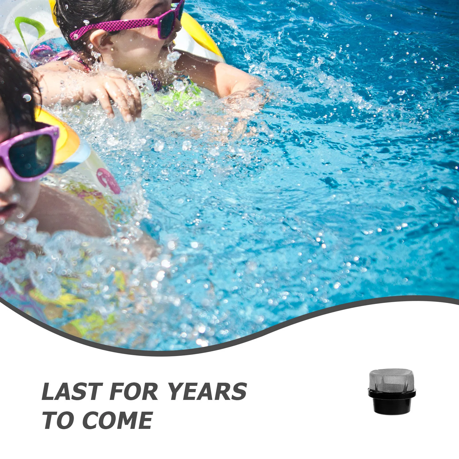 

2Pcs Swimming Pool Filter Net Cover Plastic Air Vent Strainer Screen Cap Replacement Pool Filter Parts Air Bleeder Cleaner