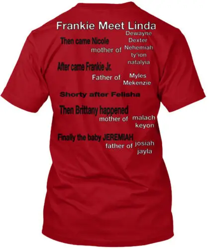 Family T-Shirt Made in the USA Size S to 5XL