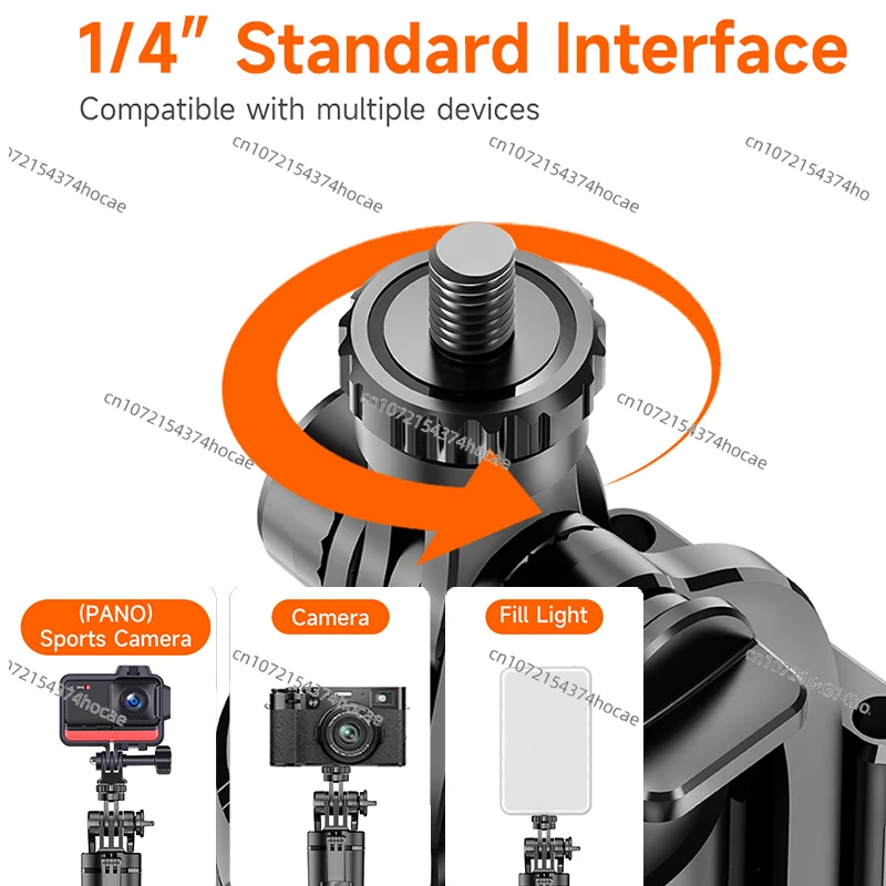 66.9-Inch selfie stick tripod expandable mobile phone/wireless remote control 360 rotation 1.8 meters real-time video foldable