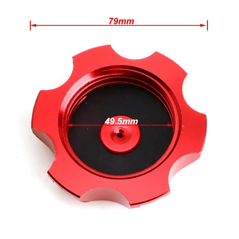 CNC Aluminum Gas Fuel Tank Cap Cover for Kayo Chinese CRF TTR KLX 110 50 70 90 125 140 150 160 190cc Dirt Pit Bike Motorcycle