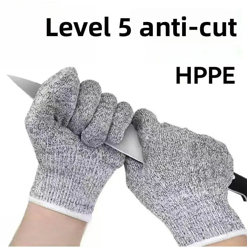 1 Pair Safety Anti Cut Gloves High-strength Industry Kitchen Gardening Anti-Scratch Anti-cut Glass Cutting Multi-Purpose