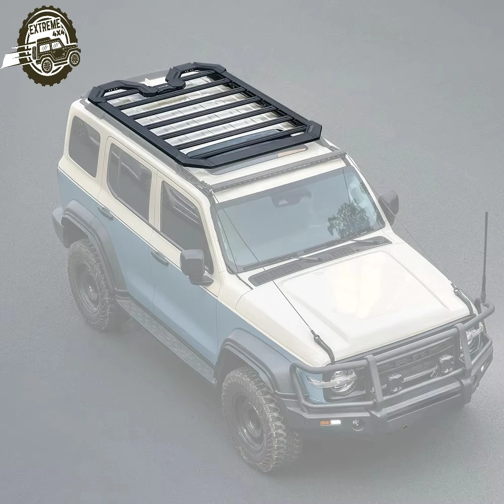 

High Quality Aluminum Long Top Roof Rack Heavy Load Quick Installation With Cross Bar Full for tank 300 External Accessories