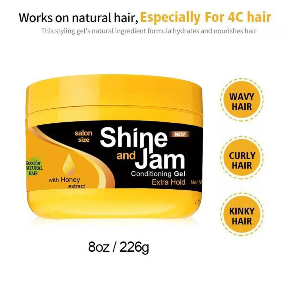 Fashion Styling Products Moisturizing And Shaping Shine And Jam Dirty Braid Gel Hair Gel Edge Control Hair Wax