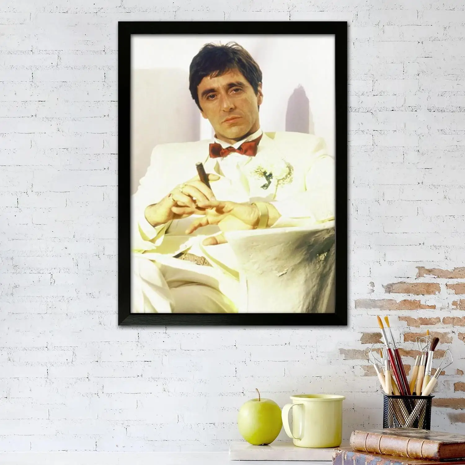 ملصق فني من القماش من carlitos Way وطباعة صورة فنية جدارية، ملصقات ديكور غرفة نوم عائلية حديثة، لوحة زخرفية #2