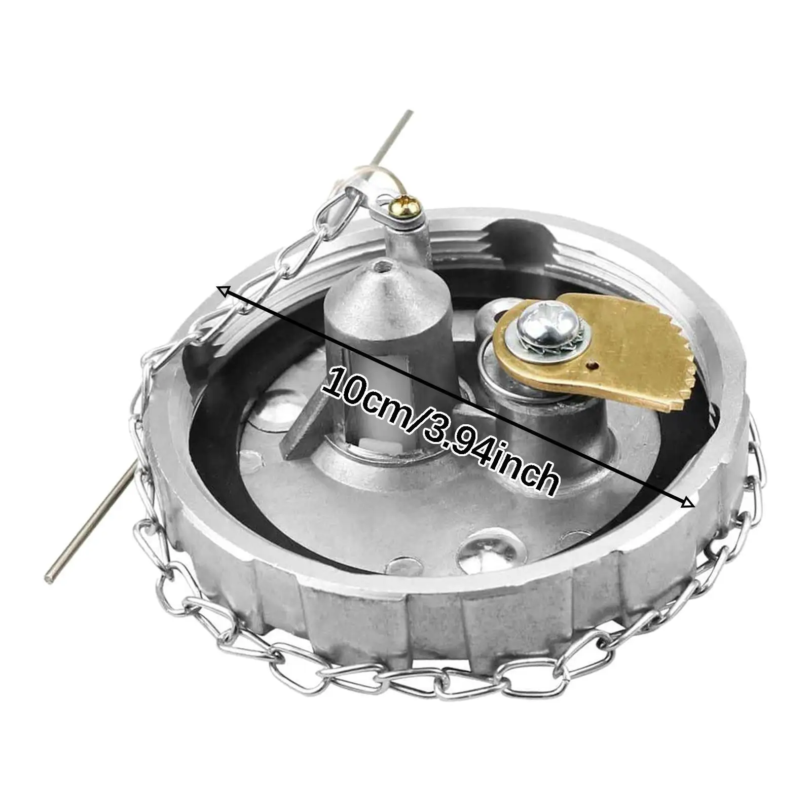 Tapa de Tanque de Combustible para Camión con Cierre, Tapa de Gasolina Metálica K071-385-1234, Repuesto para Western Star Peterbilt Antes de 1984