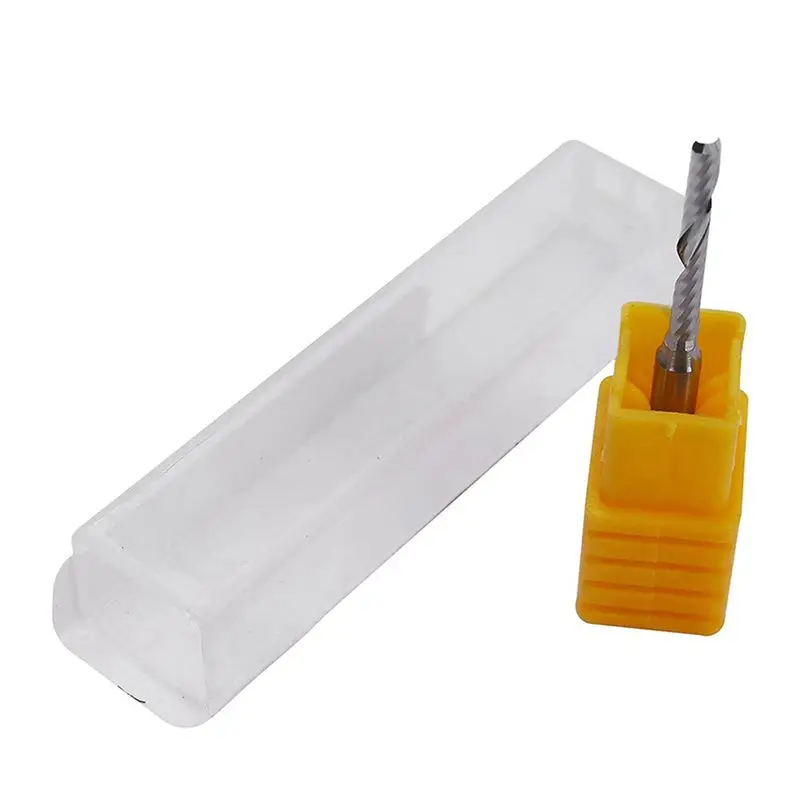 20 PCS 2Mm X 15Mm Carbide Single Flute End Mill Router Bit For Engraving Machine