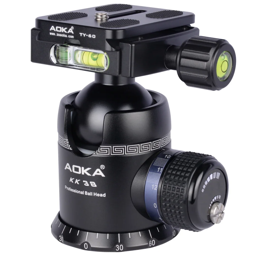 Cabeça esférica para tripé de câmera profissional