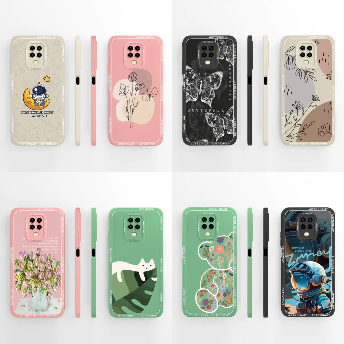 Case For Poco M2 Pro Trendy Cute Soft Smooth Liquid Silicone Phone Cases For Xiaomi Poco M 2 M2Pro Back Cover Camera Protectors