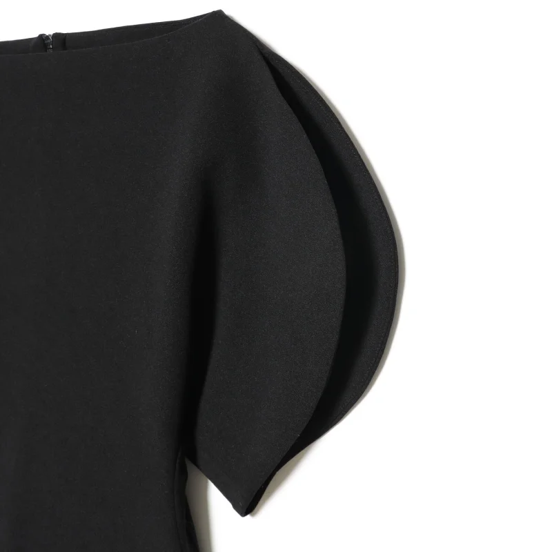 Blusa de manga corta con burbujas para mujer, elegante e informal, de calle, nueva colección Otoño/Invierno 2025