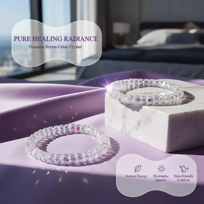 1PC Natural Opal Bracelet Stretchable Elastic Cord Jewelry Helps Maintain Emotional Balance