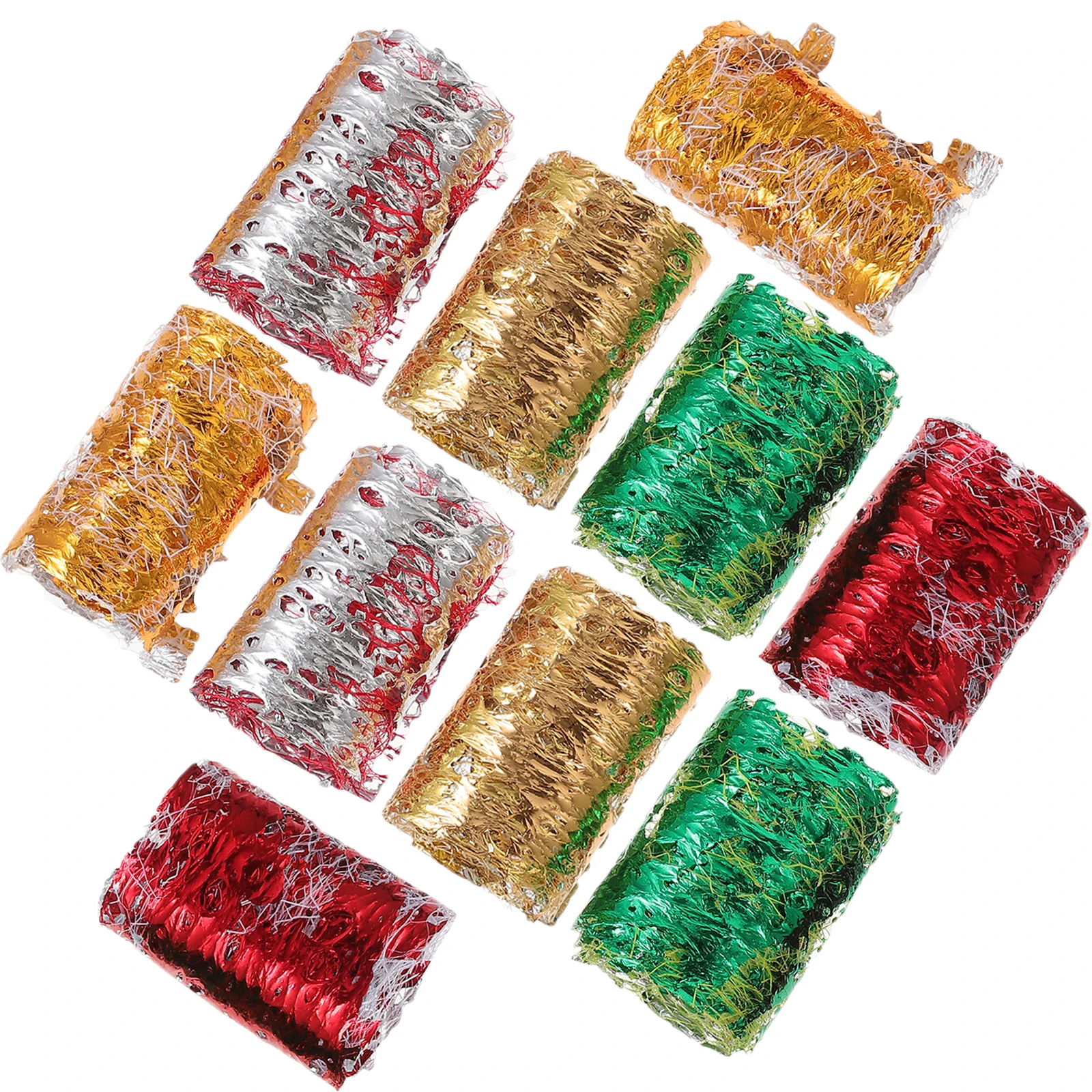 Suministros de decoración de uñas de gasa de malla de lámina dorada para mujer, decoración de manicura Diy, diseño de uñas femenino ligero y duradero