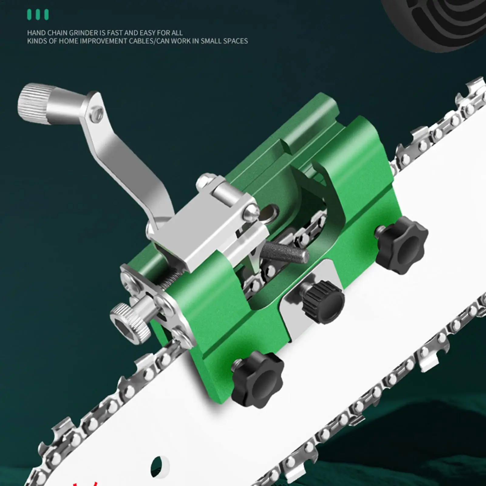 

Точилка для цепной пилы, ручная точилка для бензопилы, инструмент, ручная кривошипная машина для заточки цепной пилы, нержавеющая для деревообработки