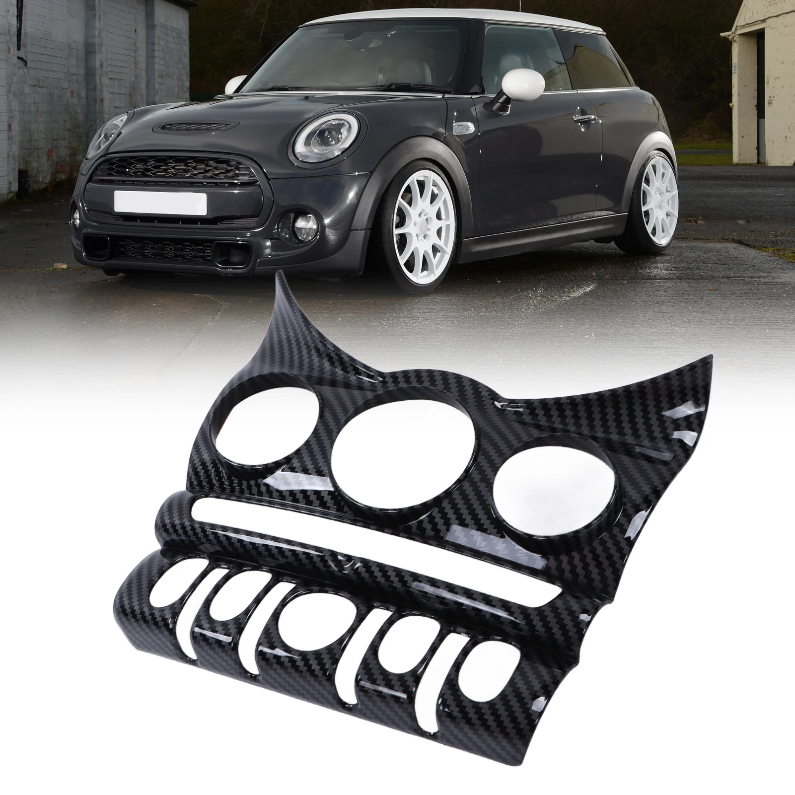 

Carbon Air Conditioning CD Panel Cover Trims Replacement for F55 F56 F57 Hatchback 2014‑2021 AC CD Panel Sticker
